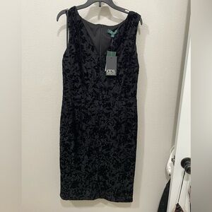 Elegant Black Floral Dress